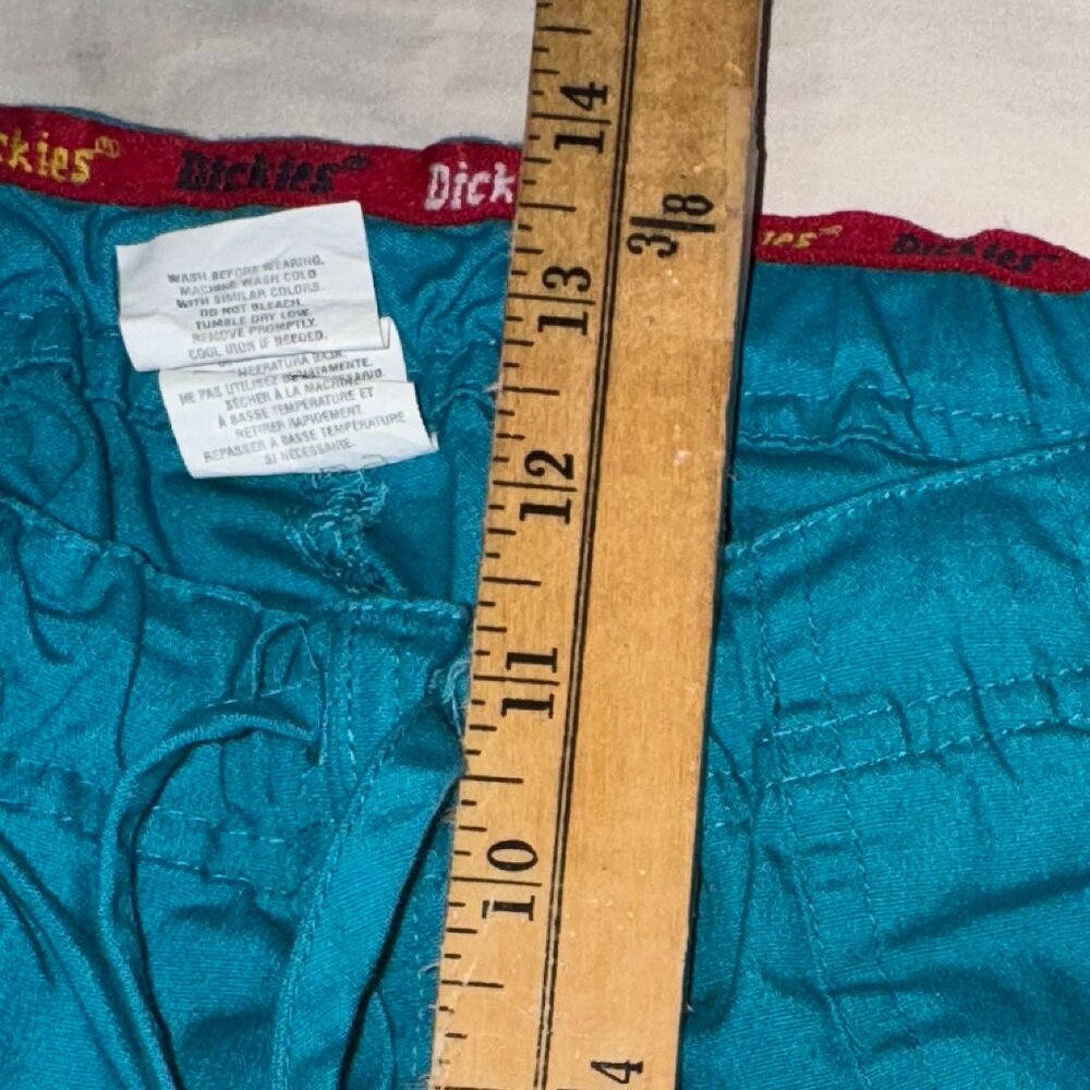 Dickies Teal Scrub Set V-Neck Top & Elastic Waist Pants Size LG/GG - Picture 16 of 16